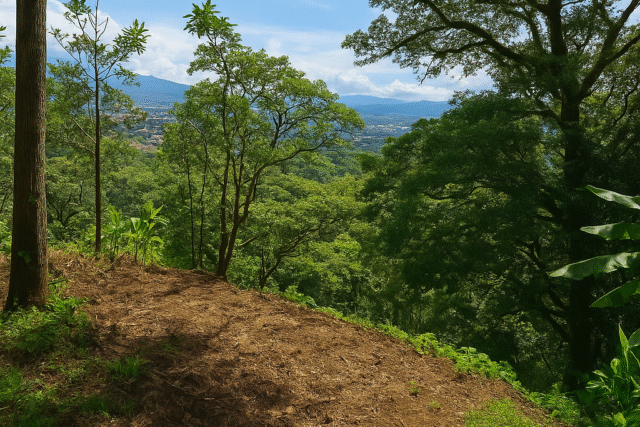 LOTE EN VENTA. CONDOMINIO SANTA ANA. 4790 m2. VISTAS AL VALLE. NATURALEZA
